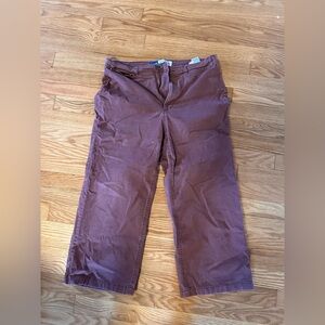 Rust-Colored Straight Leg Pants